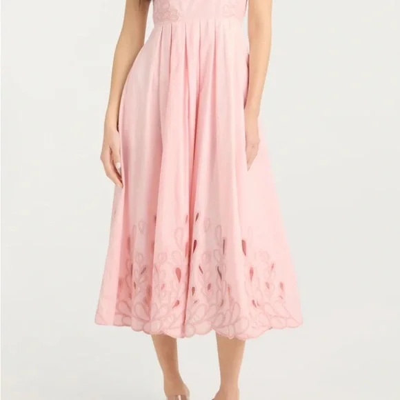 Cinq à Sept Pink Midi Dress - Picture 4 of 12